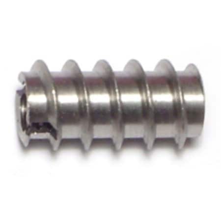 Midwest Fastener Knife Thread Insert, 1/4"-20 Int Thrd Sz, 3/4 in L, Steel, Plain, 20 PK 68643